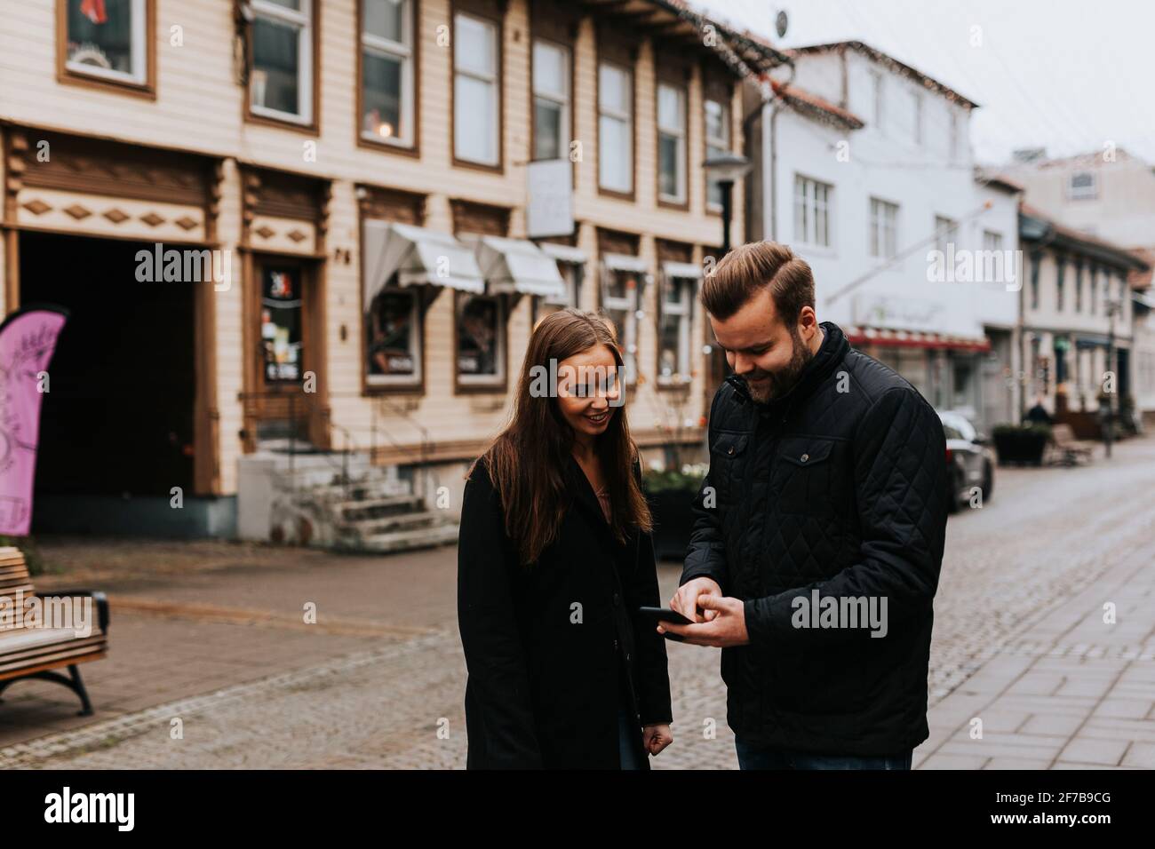 Looking down store street hi-res stock photography and images - Alamy