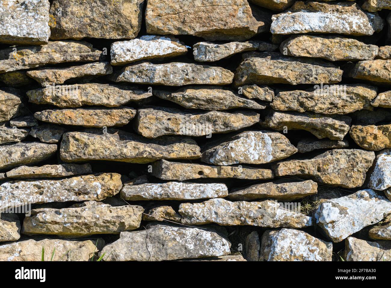 Old stone wall close up Stock Photo