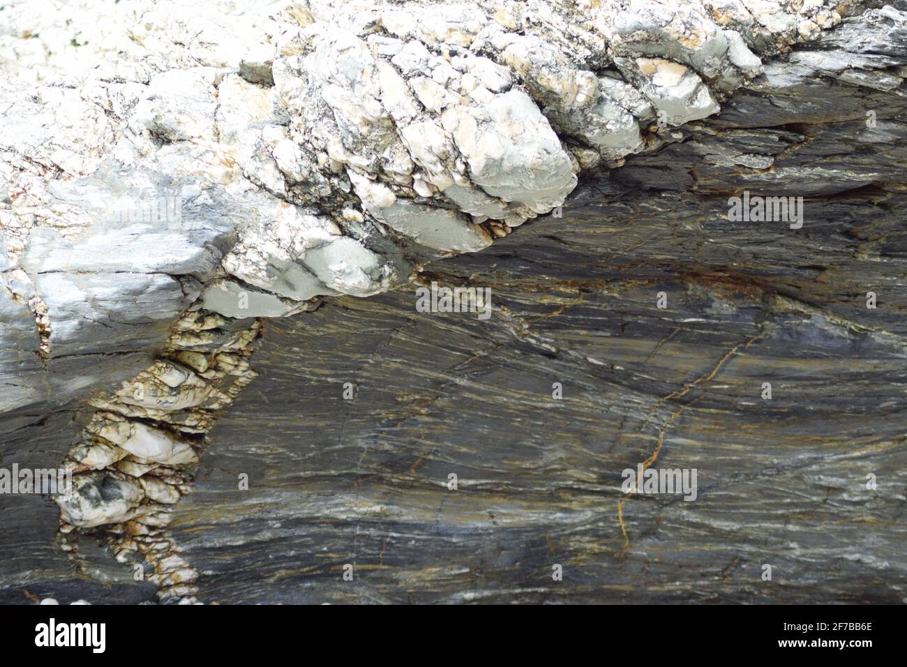 Breaking Wave Rock Formation Stock Photo