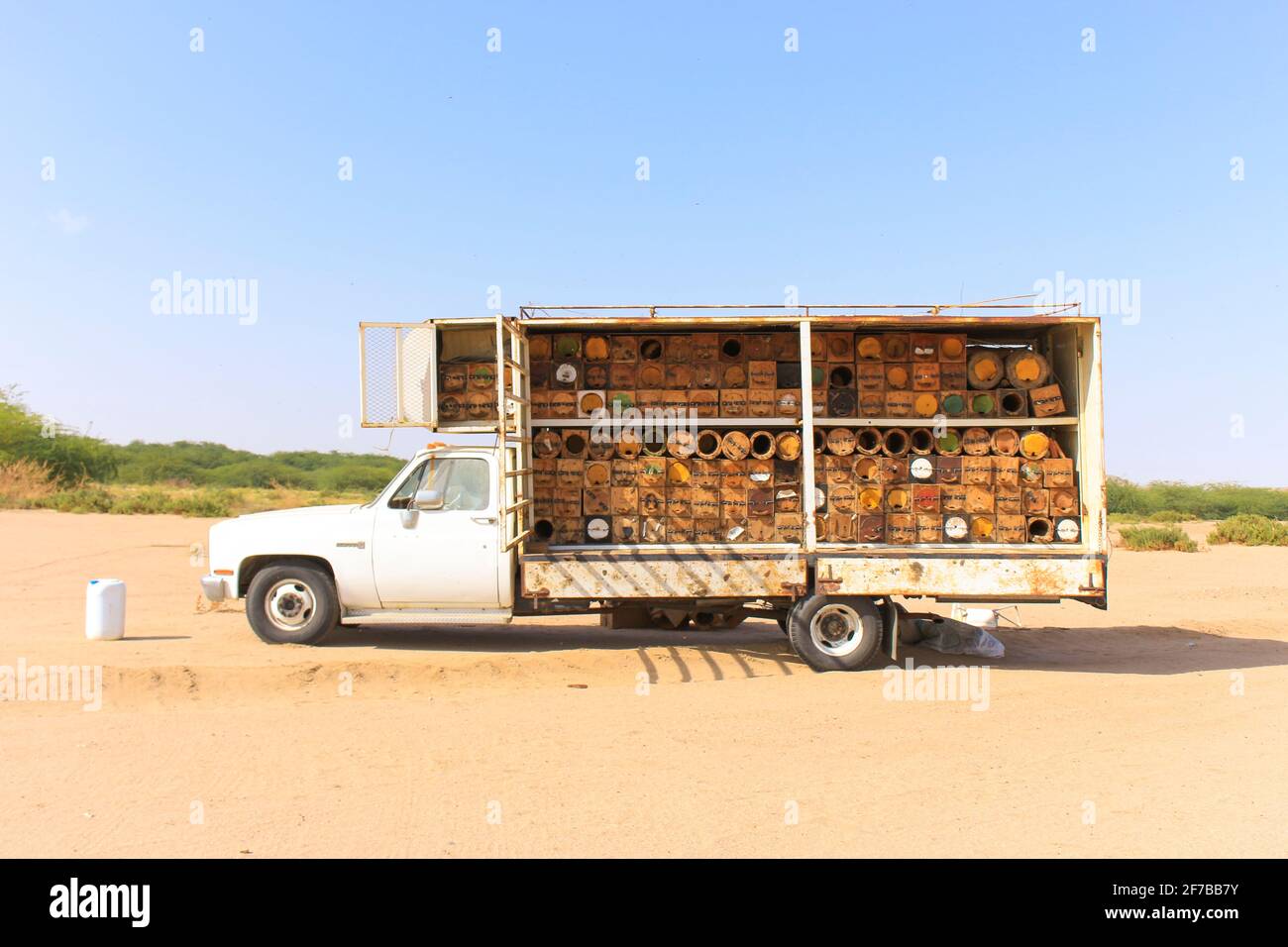 honey van Stock Photo