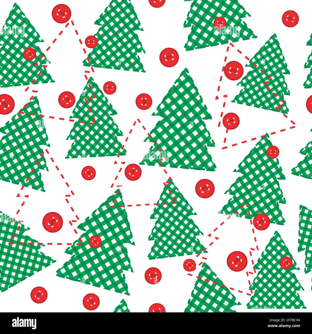 Christmas Template Wrapping Paper In Patchwork Style Stock Vector Image 