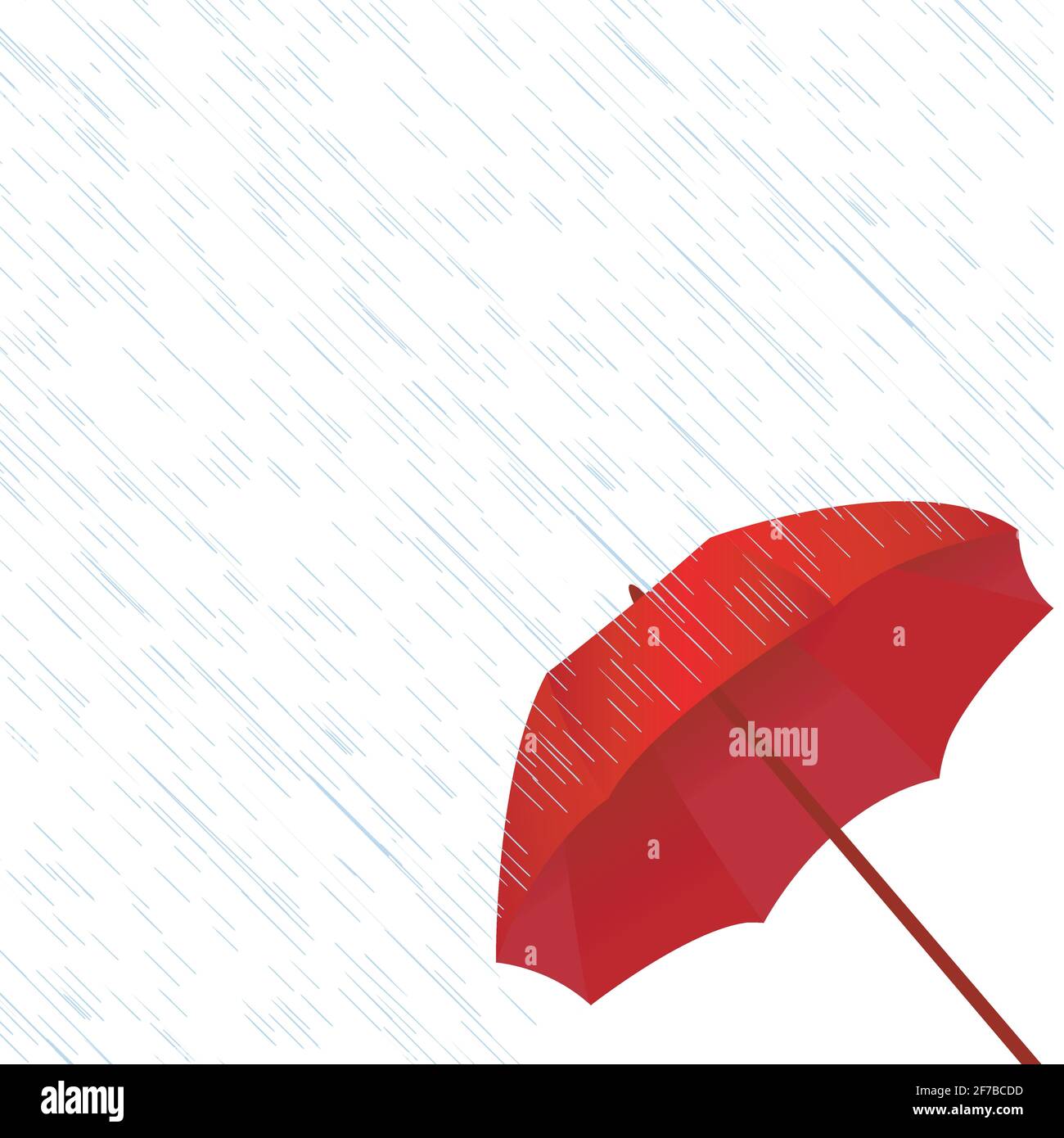 Umbrella in the sky Stock Vector Images Alamy