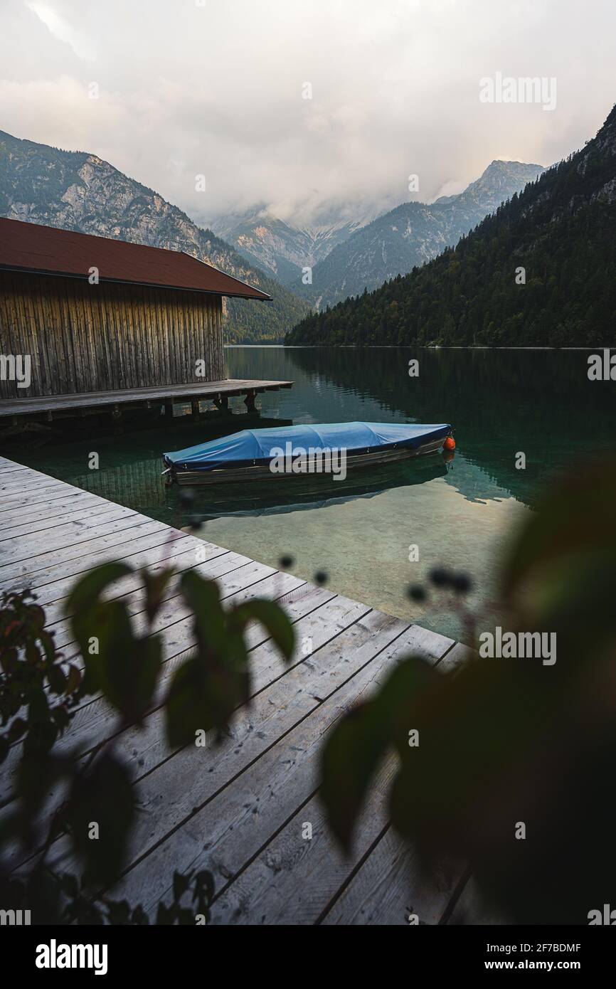 Famous Plansee in Austria in summer. Stock Photo