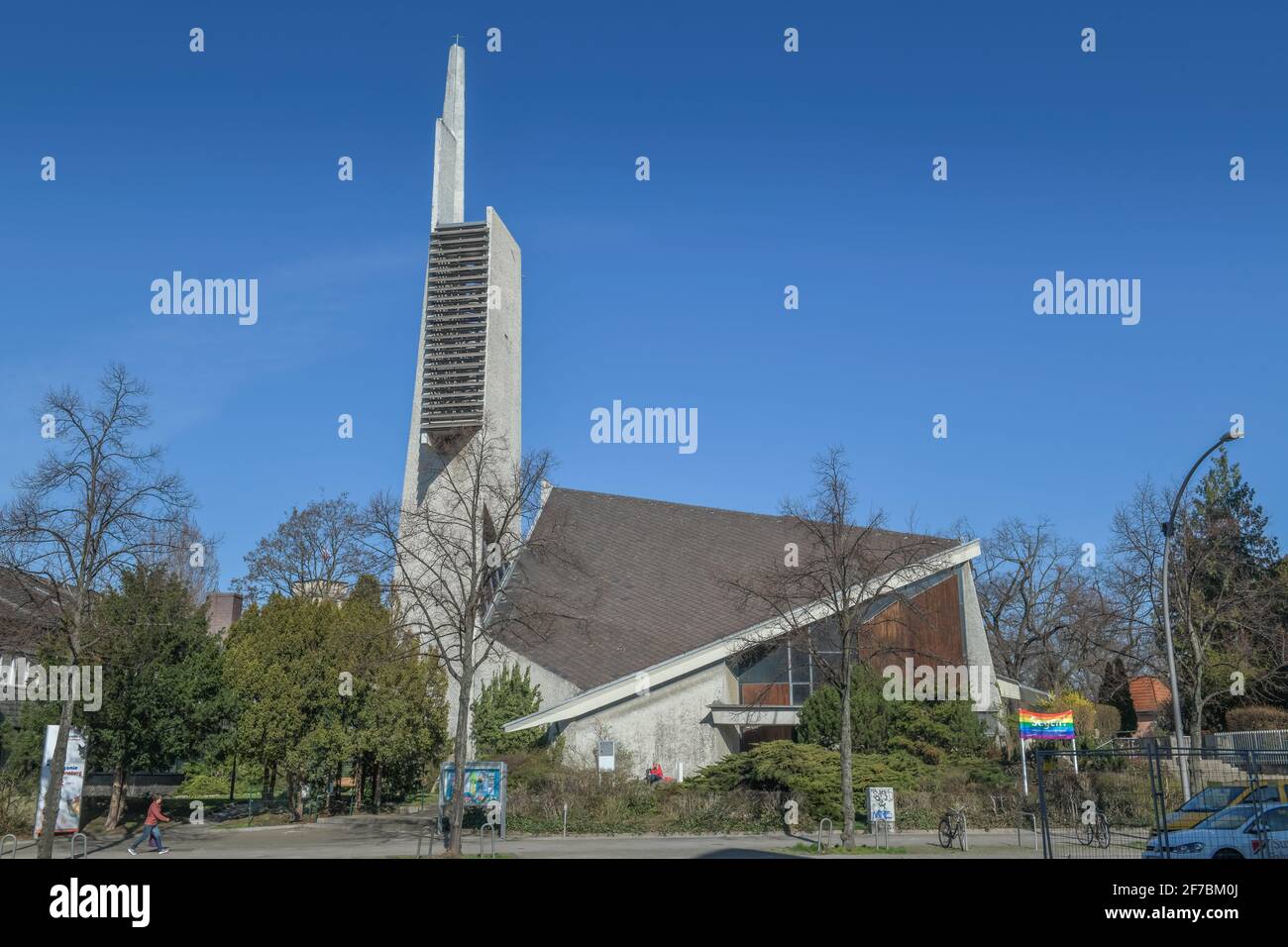 Kirche, Alt-Schöneberg, Hauptstraße, Schöneberg, Berlin, Deutschland Stock Photo