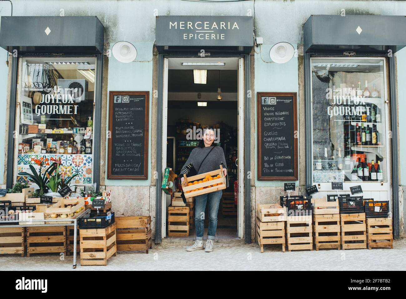 Lisbon, 05/04/2021 Grocery stores in the typical neighborhoods of Lisbon, Laurence Dubayle