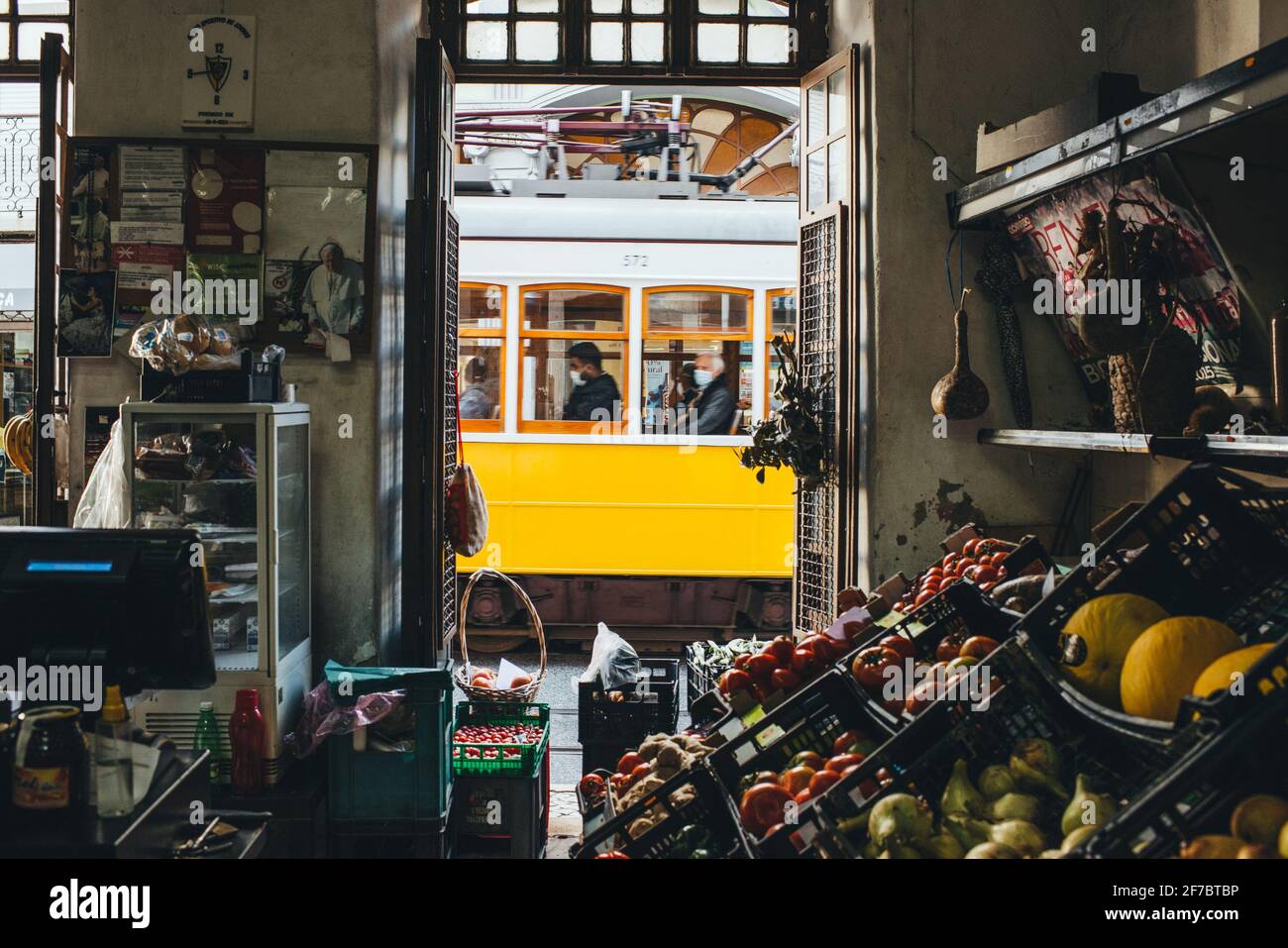 Lisbon, 05/04/2021 Grocery stores in typical Lisbon neighborhoods