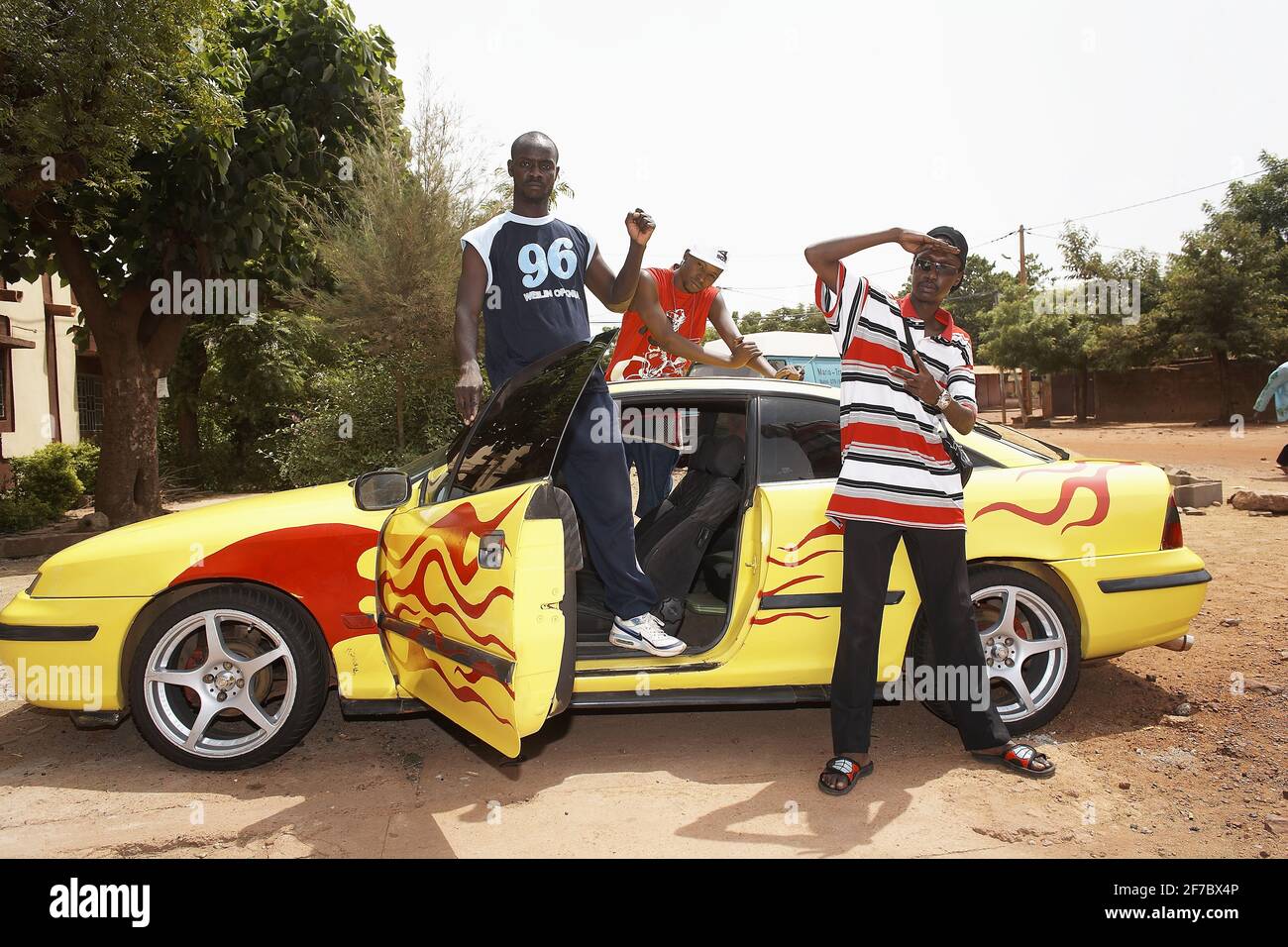 Tata Pound hip-hop group from Bamako , Mali, West Africa. Stock Photo