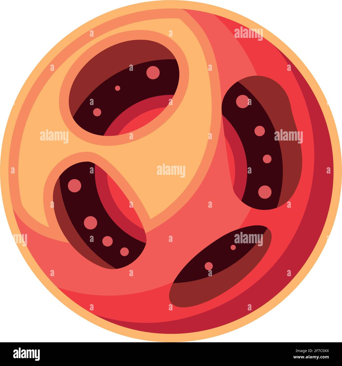 outer space asteroid Stock Vector Image & Art - Alamy