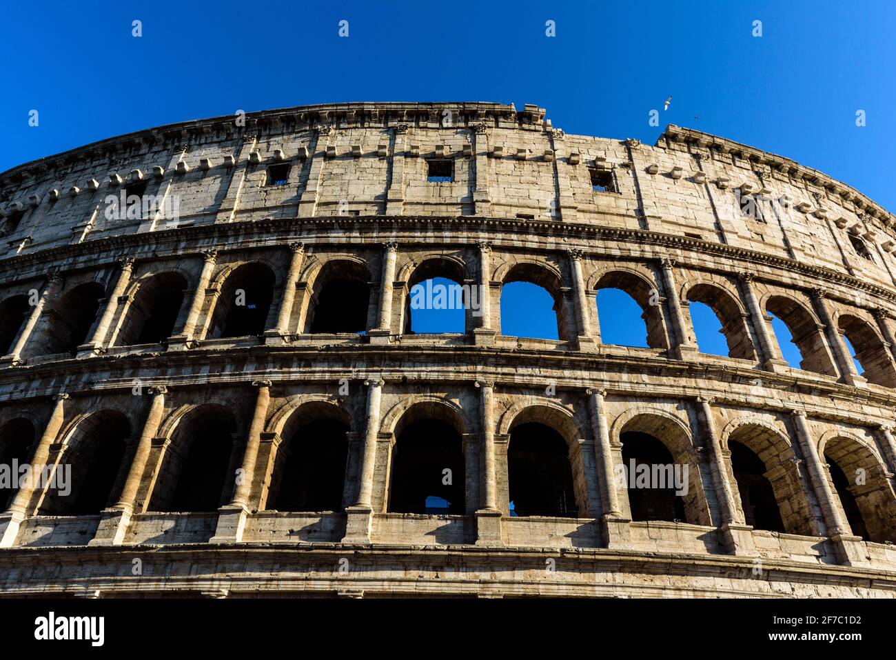 Colosseum or Coliseum, also known as the Flavian Amphitheatre, Roman ...