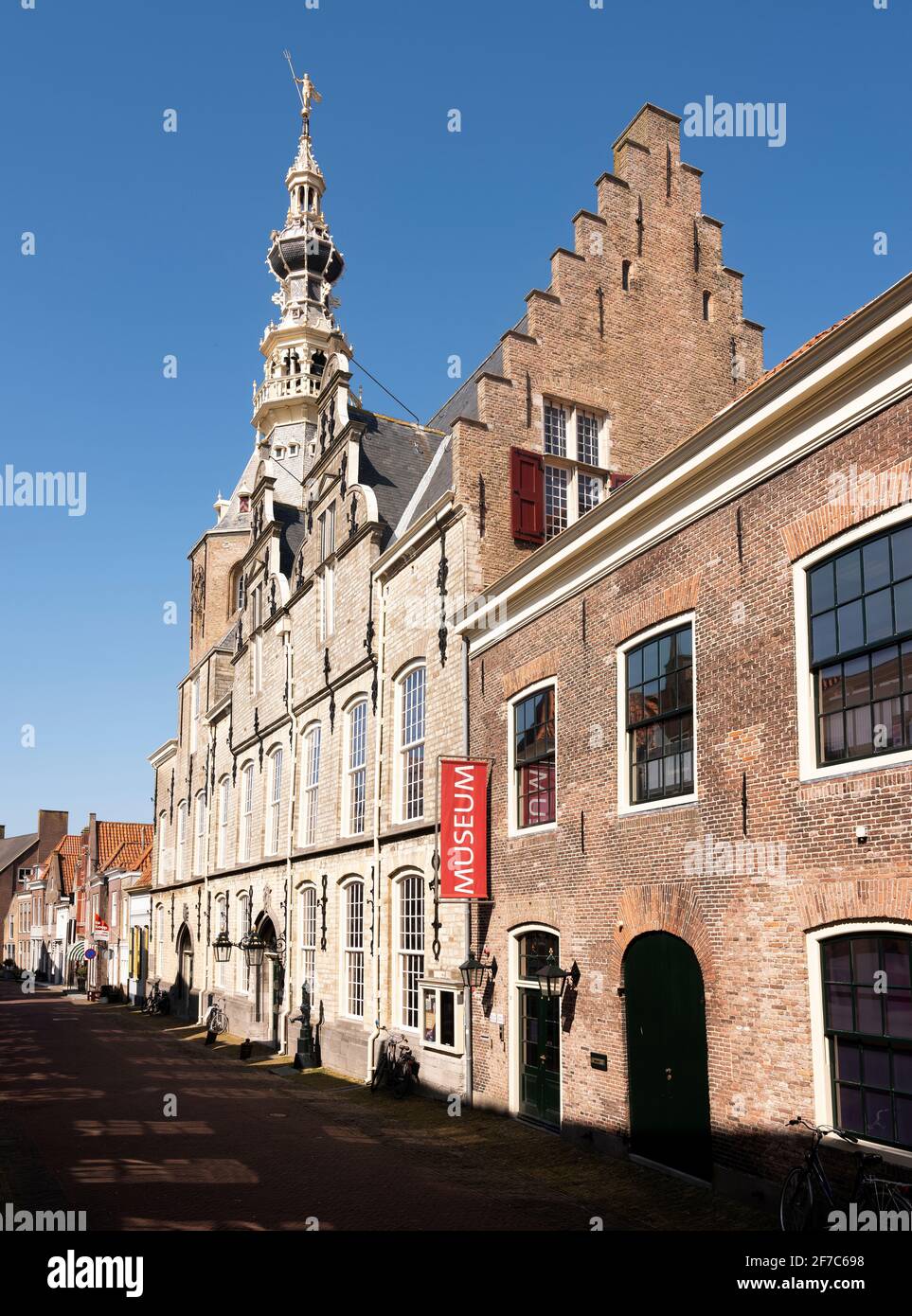 museum in dutch town of zierikzee in spring Stock Photo