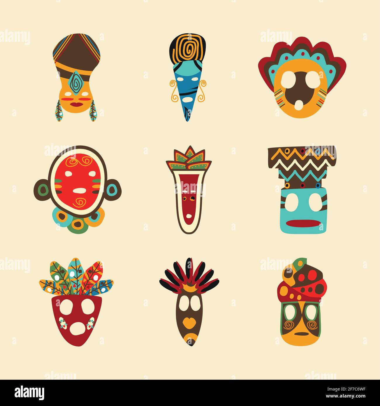 African Tribal Masks High Resolution Stock Photography and Images - Alamy