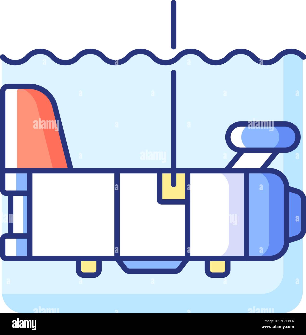 Biomaper RGB color icon Stock Vector