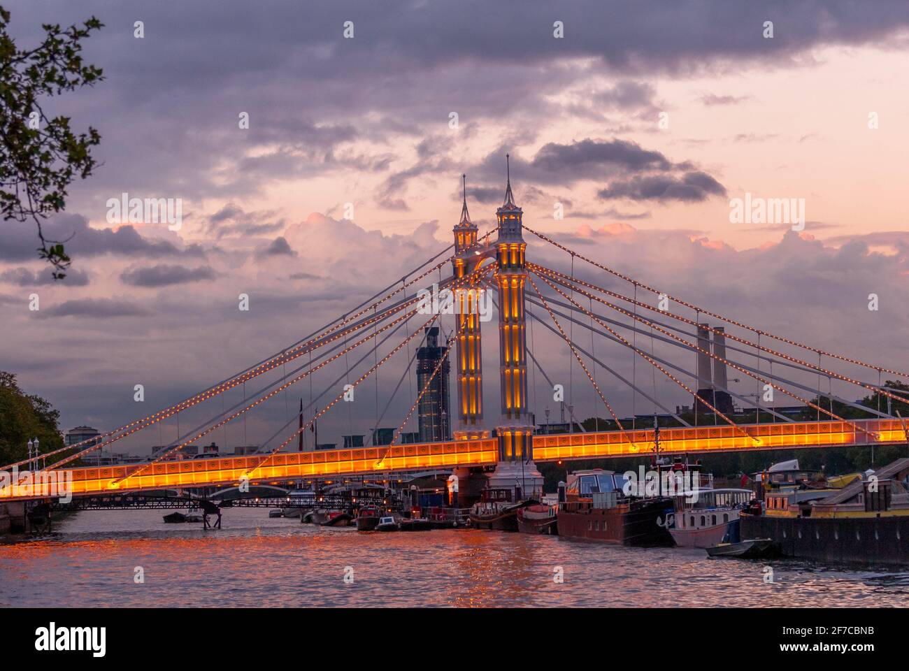 Albert Bridge, London Stock Photo - Alamy