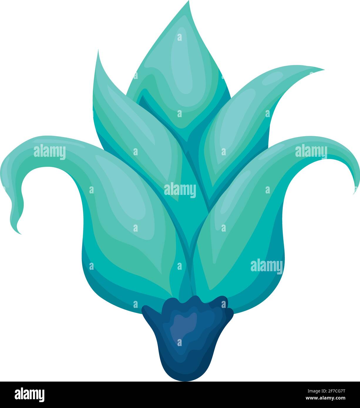 blue flower icon Stock Vector Image & Art - Alamy