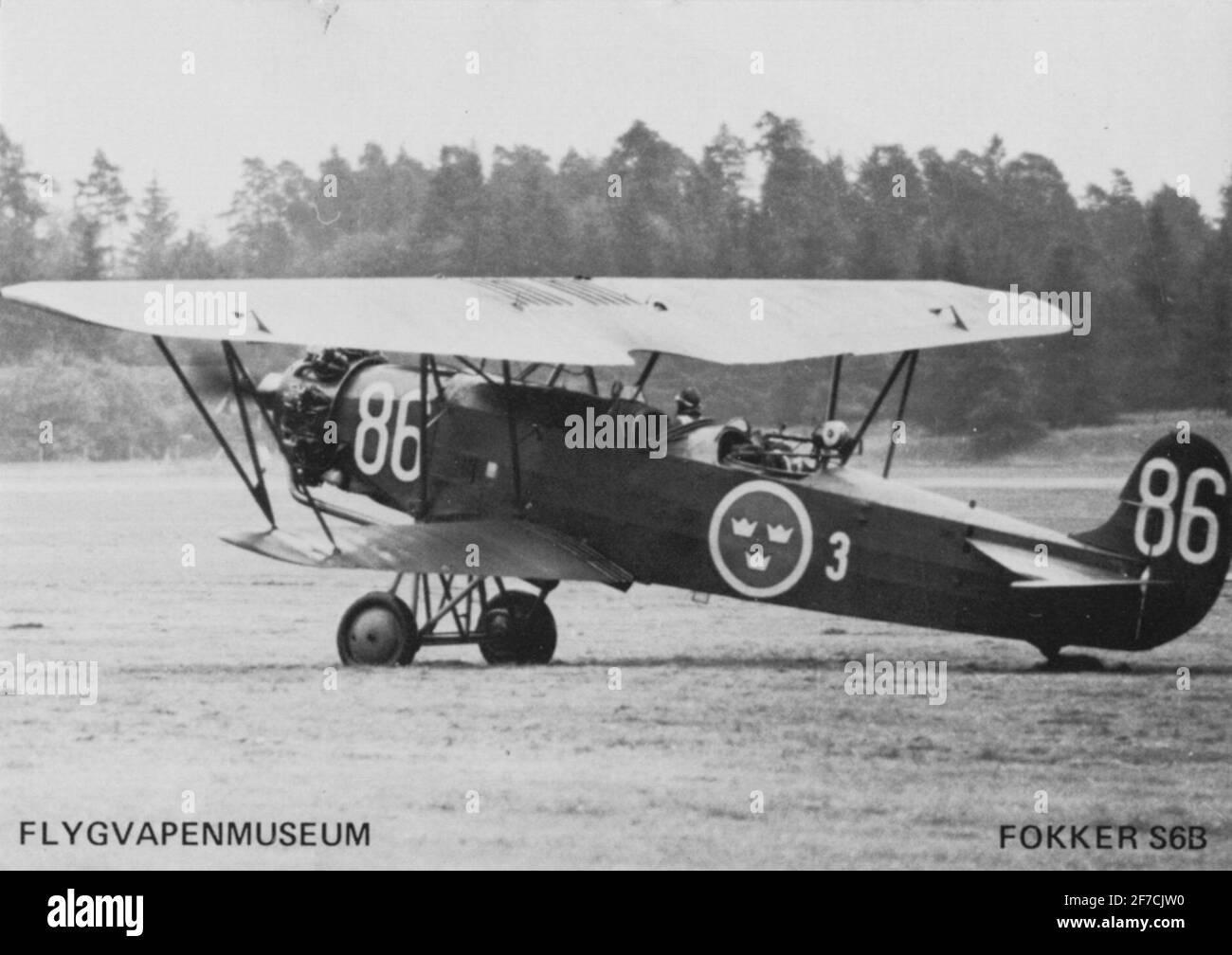 Postcards 'Air Force Museum Fokker's 6B' Postcard 'Air Force Museum