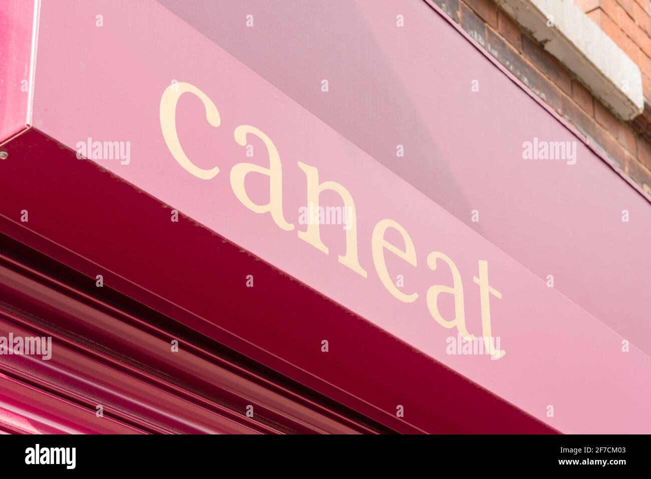 Caneat cafe and coffee shop on the Pershore Road, Stirchley, Birmingham,UK Stock Photo