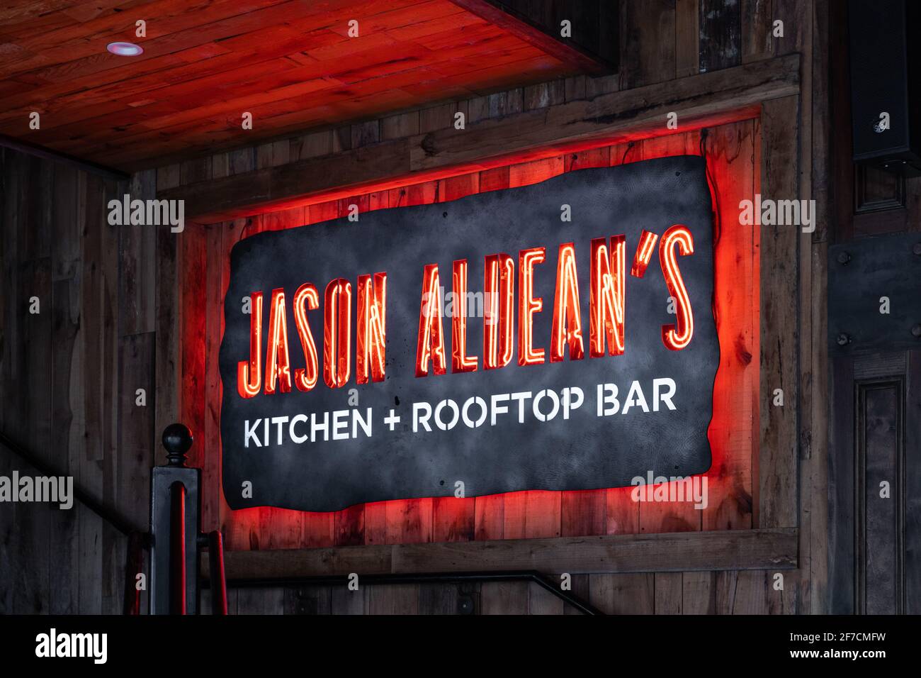 Jason Aldean's Kitchen and Rooftop Bar is the country music singer's
