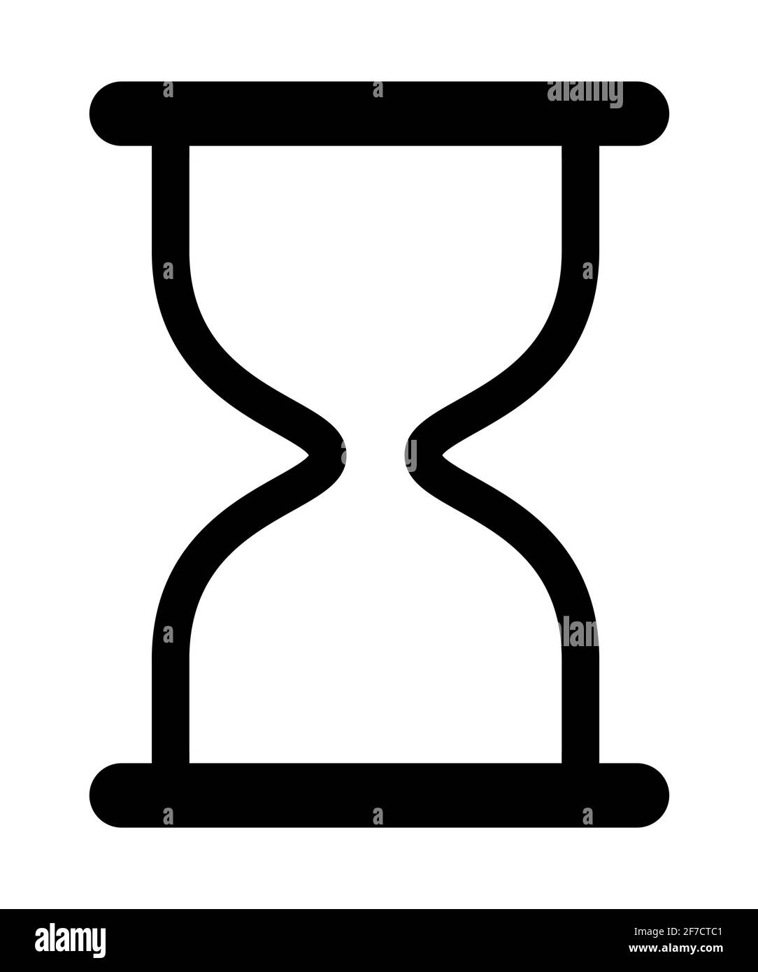Hourglass icon vector design isolated on white background. Flat time ...