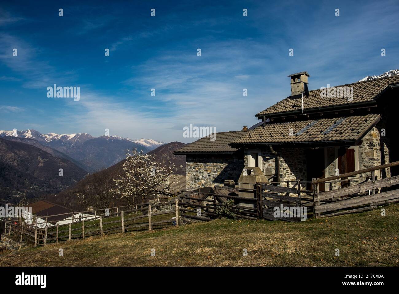 Rustico Alp Rustico ticino switzerland valley spring hi-res stock photography and ...