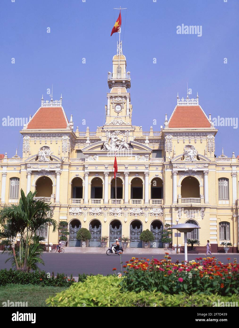 Ho Chi Minh City Hall, Union Square, Ho Chi Minh City (Saigon), Socialist Republic of Vietnam Stock Photo