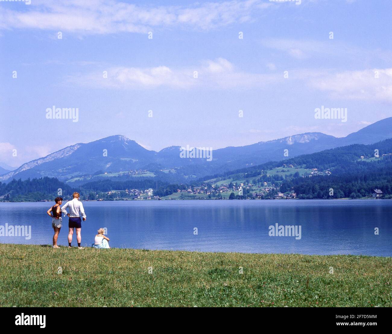 Lake Hallstatt, Hallstatt, Salzkammergut, Upper Austria, Republic of Austria Stock Photo