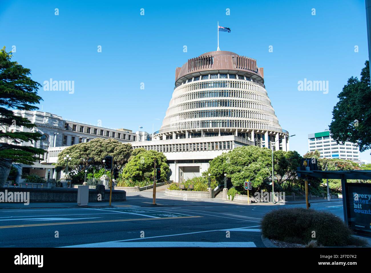 Government building of New Zealand, Wellington Stock Photo