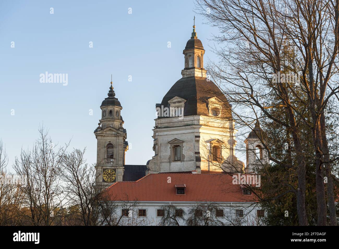 Pažaislis church and monastery ensemble. Stock Photo