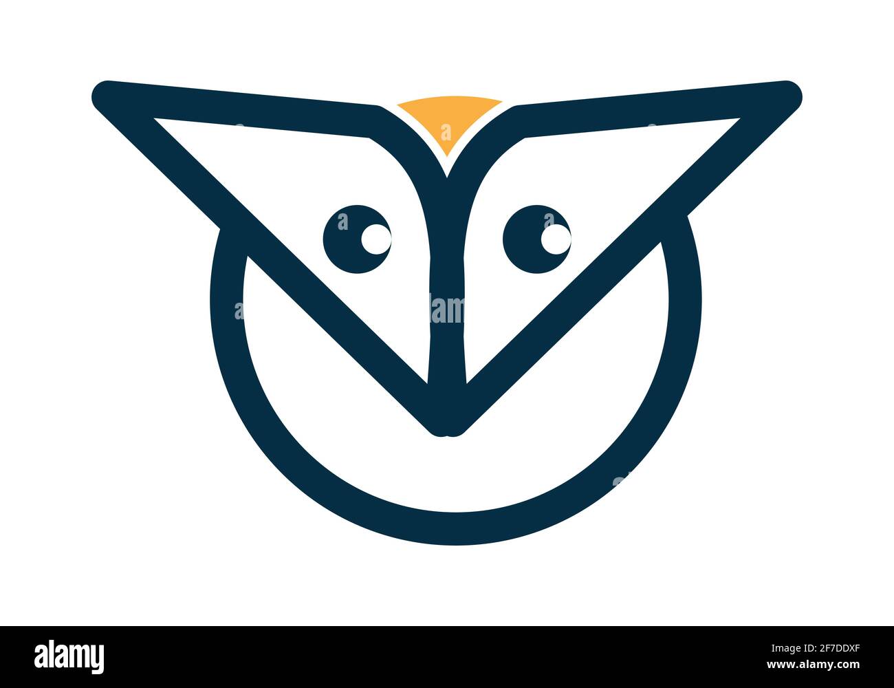 Owl Logo Design and icon concept. Logo available in vector. Stock Vector