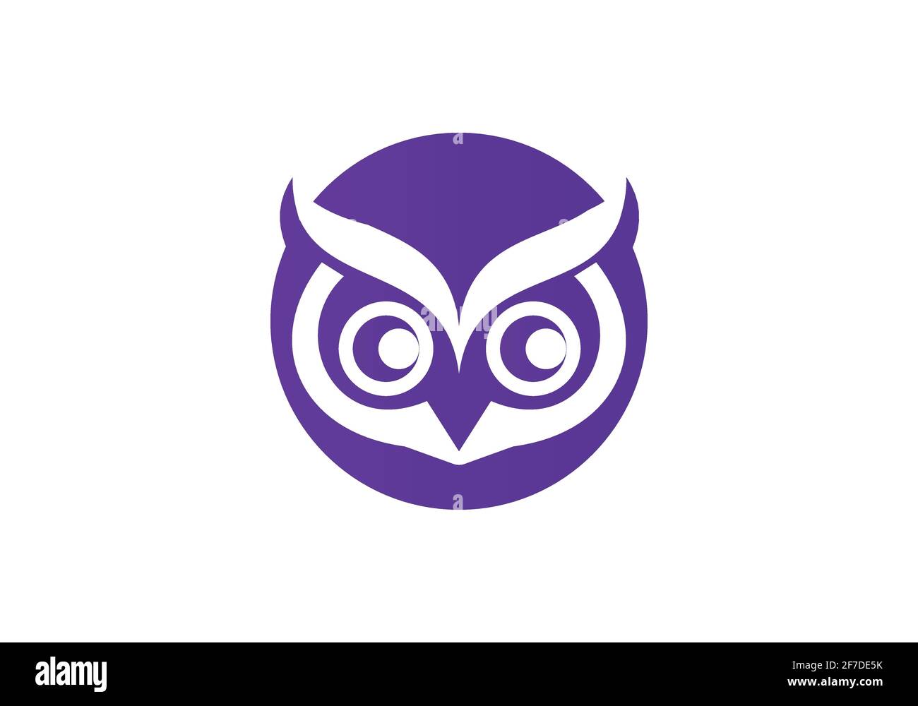 Owl Logo Design and icon concept. Logo available in vector. Stock Vector
