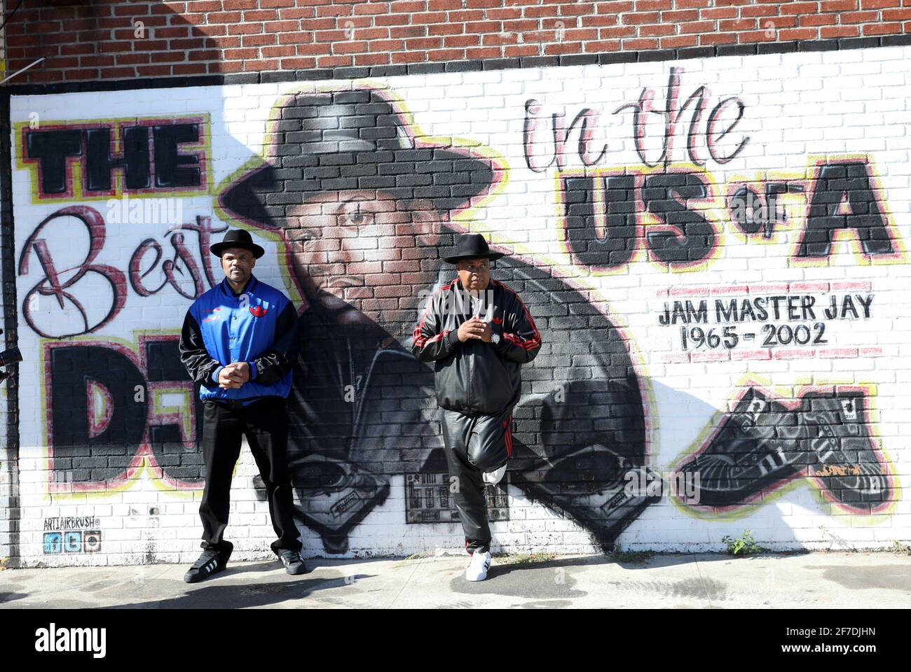 New York NY 20201005 Darryl McDaniels and Reverend Run of the Hip
