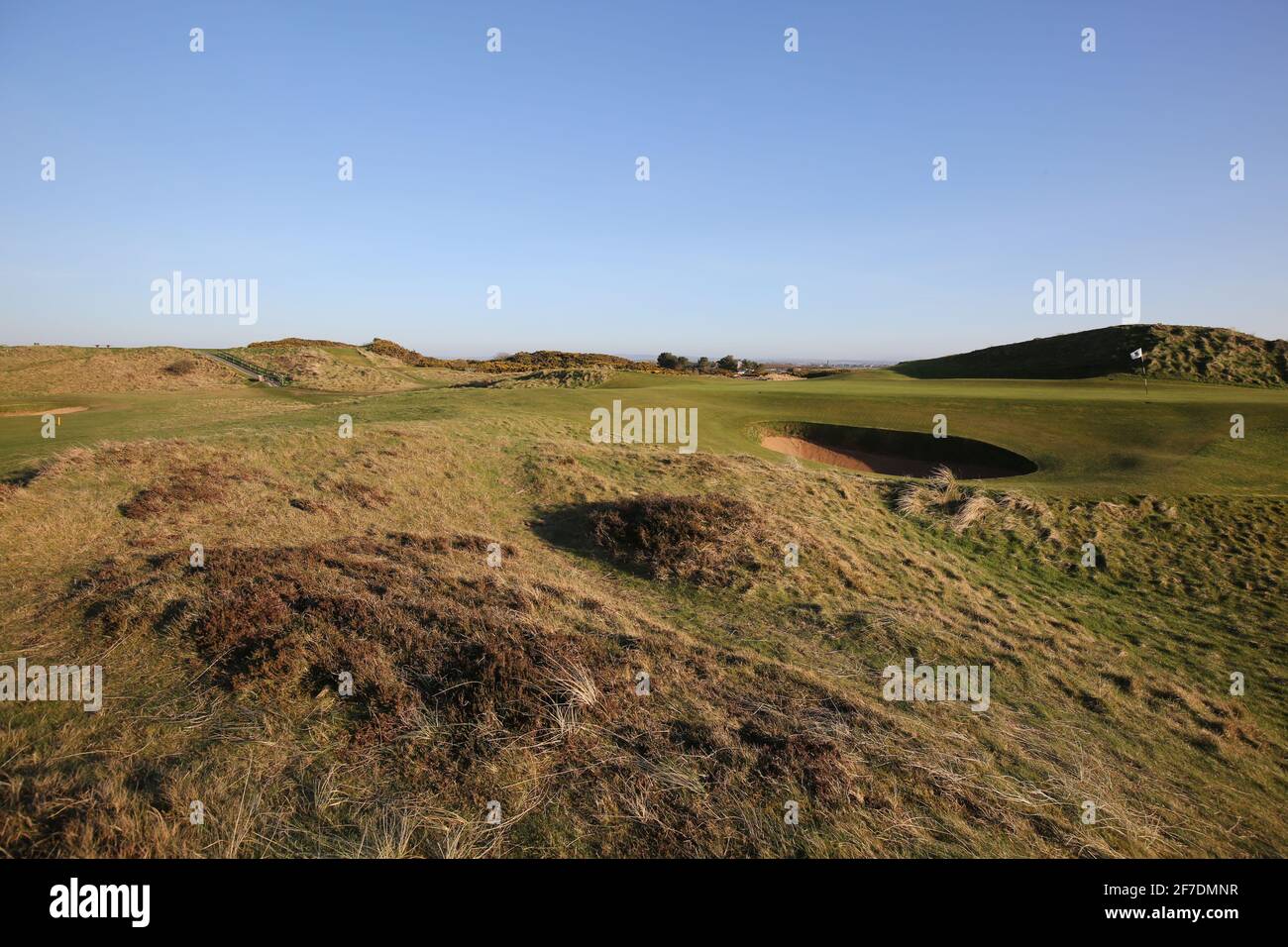 Scotland, Ayrshire, Royal Troon Championship Golf Course. The legendary