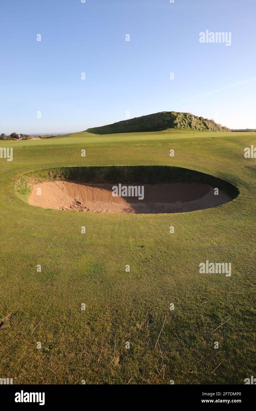 Scotland, Ayrshire, Royal Troon Championship Golf Course. The legendary ...