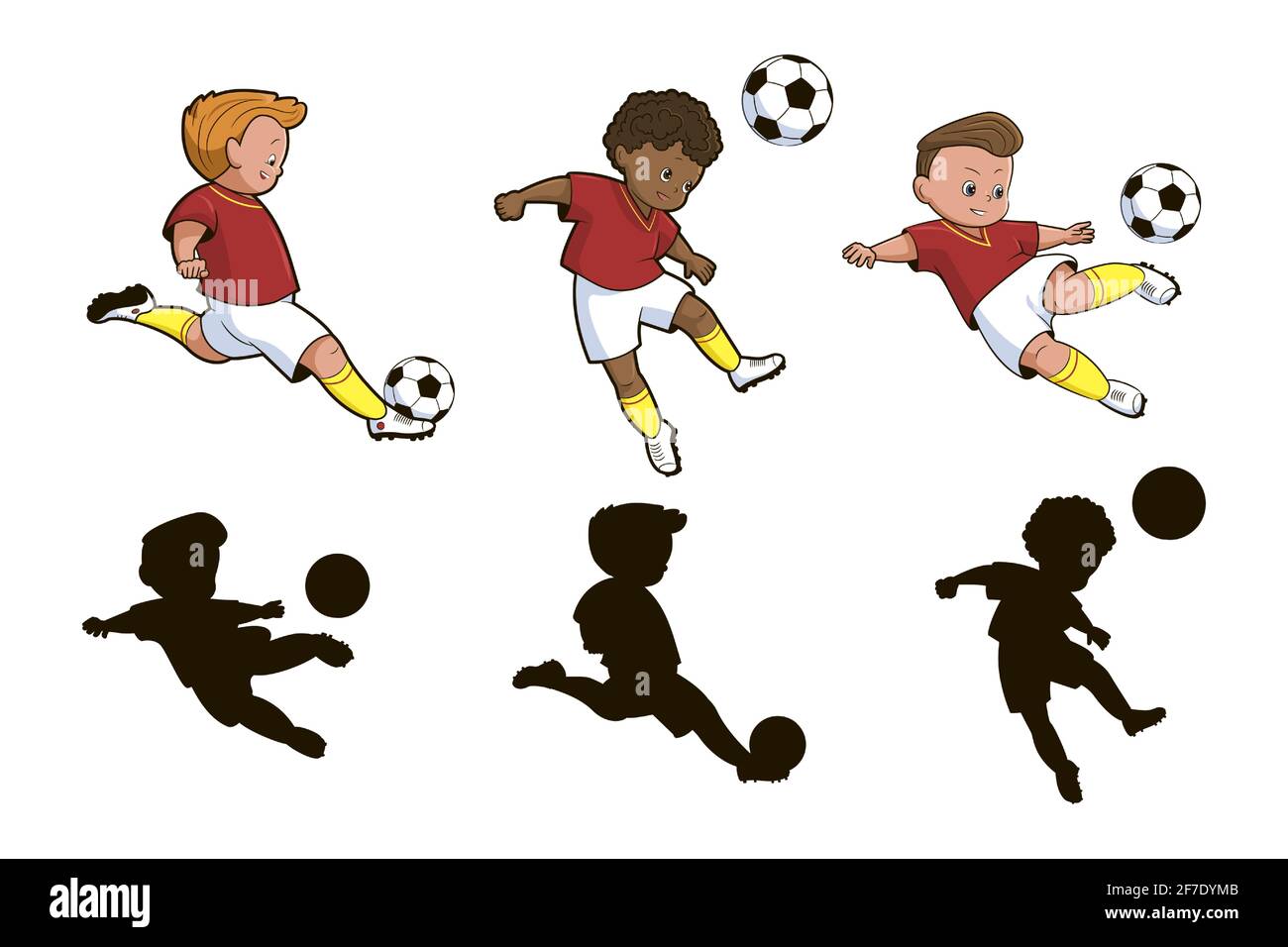 Actions for Kids Play Football