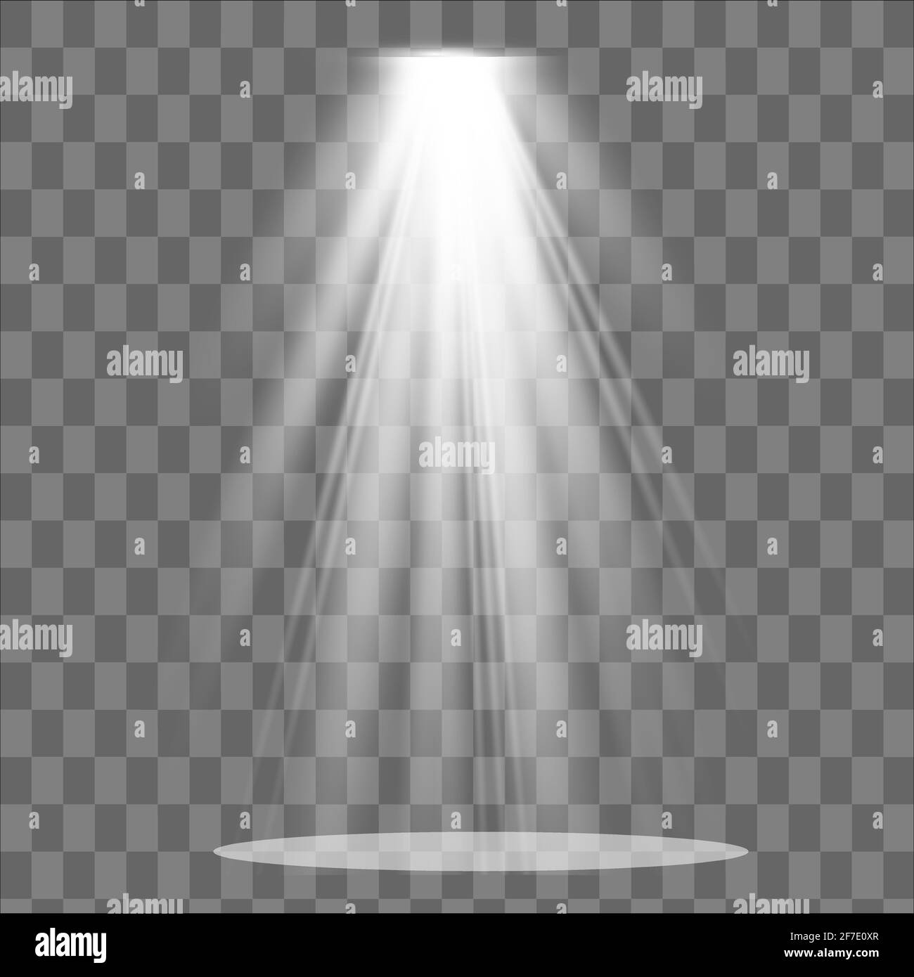 Vector spotlight. Light effect.Glow isolated white transparent light ...