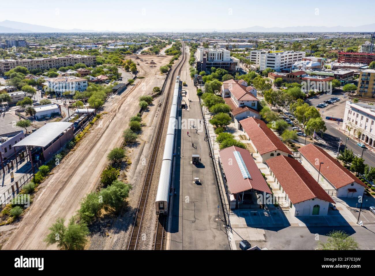 Amtrak Tucson Station, Arizona, AZ, USA Stock Photo Alamy