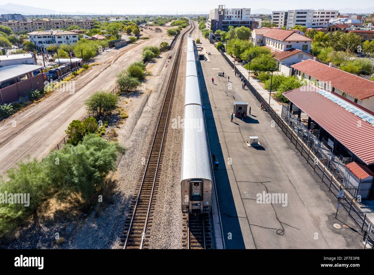 Amtrak Tucson Station, Arizona, AZ, USA Stock Photo Alamy