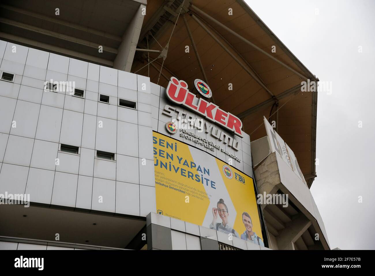 ISTANBUL, TURKEY - APRIL 5: outside view of Sukru Saracoglu Stadium home  stadium of Fenerbahce SK during the Super Lig match between Fenerbahce SK  and Stock Photo - Alamy