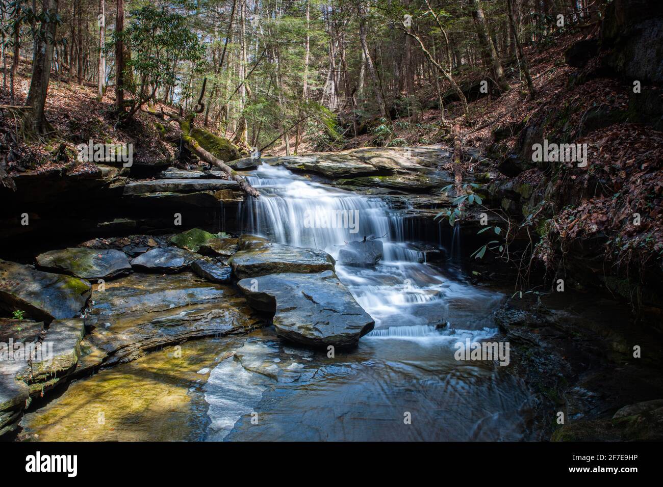 Jenny Wiley Falls in Eastern Kentucky Stock Photo Alamy