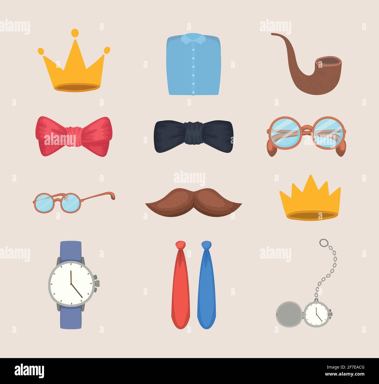 fathers day icons Stock Vector Image & Art - Alamy