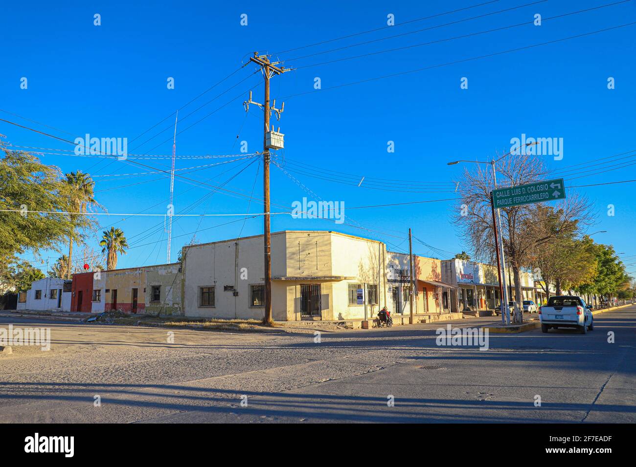 Benjamin Hill township. Benjamin Hill, Sonora, Mexico (Photo: LuisGutierrez / NortePhoto.com) Stock Photo