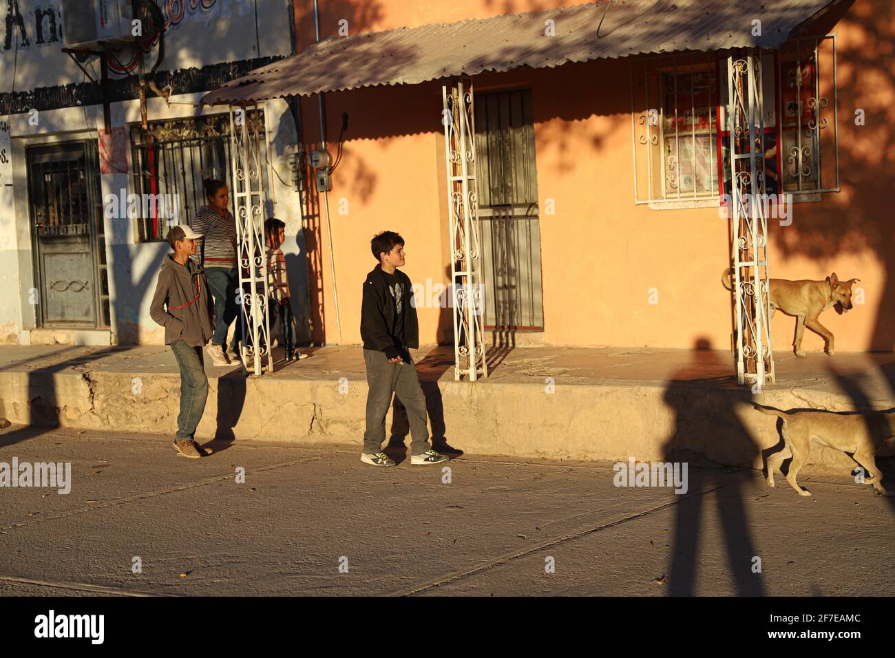 Benjamin Hill township. Benjamin Hill, Sonora, Mexico (Photo: LuisGutierrez / NortePhoto.com) Stock Photo