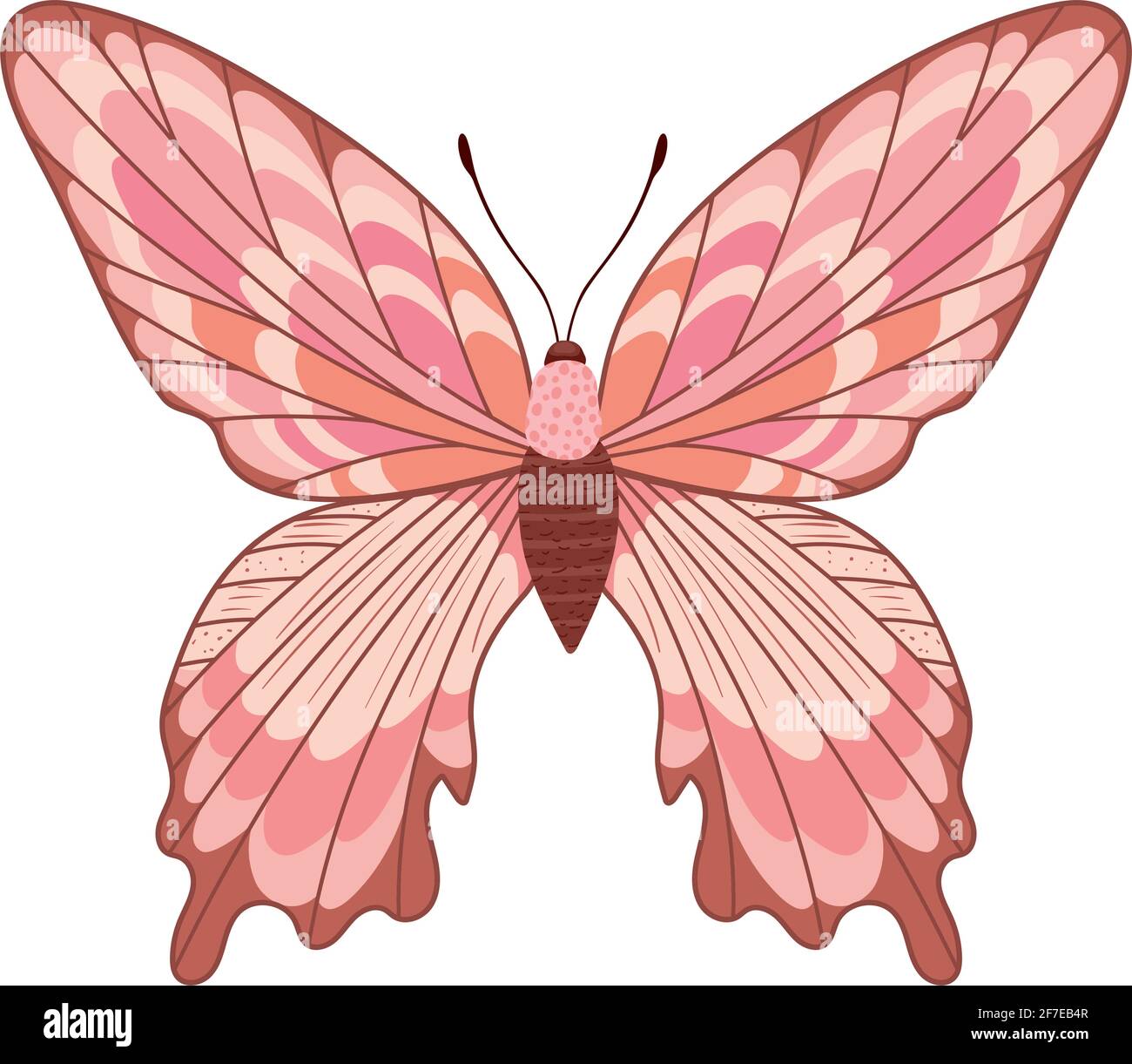 pink butterfly icon Stock Vector Image & Art - Alamy