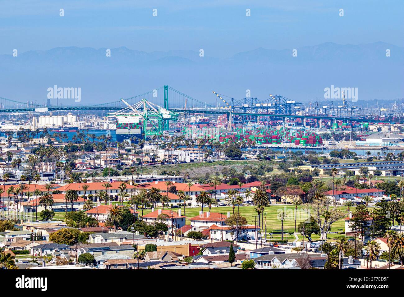 Port of Los Angeles, California, USA Stock Photo