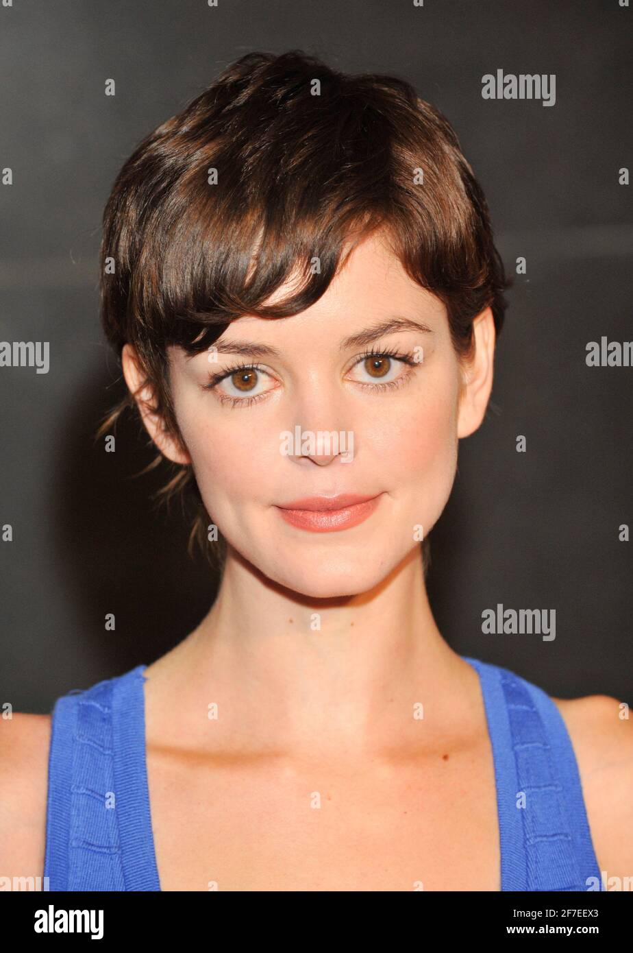 Actress Nora Zehetner attends arrivals for the 6th annual Teen Vogue Young Hollywood Party at Los Angeles County Museum of Art on September 18, 2008 in Los Angeles, California. Credtit: Jared Milgrim Stock Photo