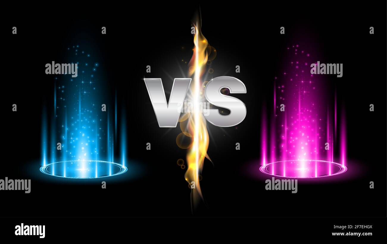 Versus battle hi-res stock photography and images - Alamy