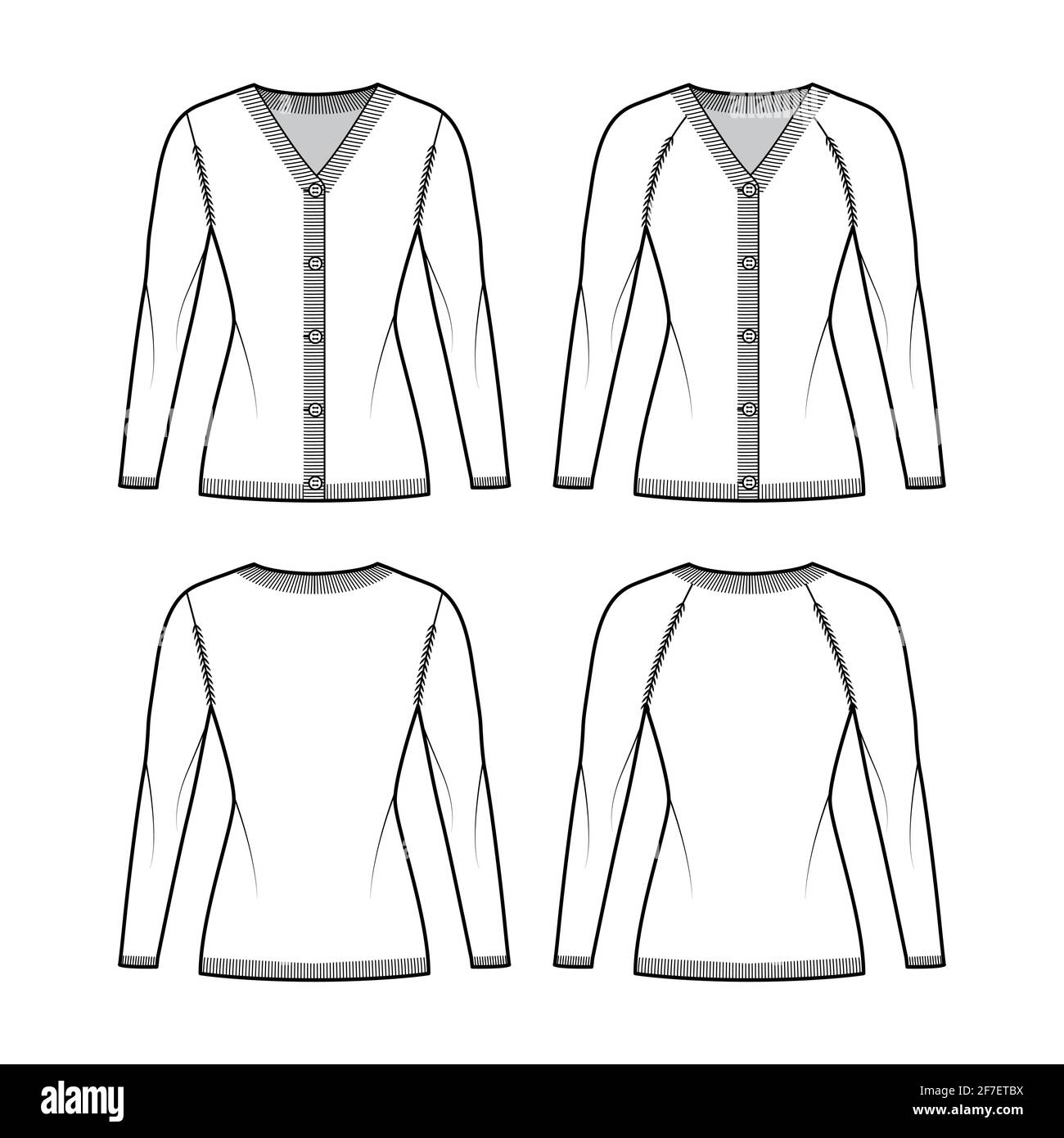 Cardigans Stock Vector Images - Alamy