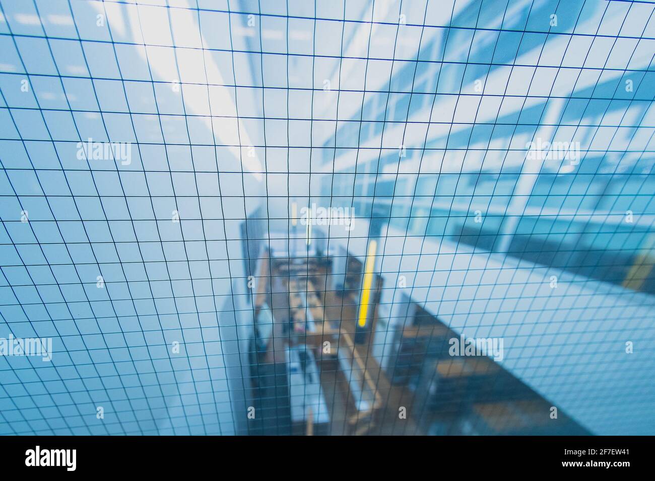 Overhead Library Overhead view of a library or reading room in soft focus, looking ...