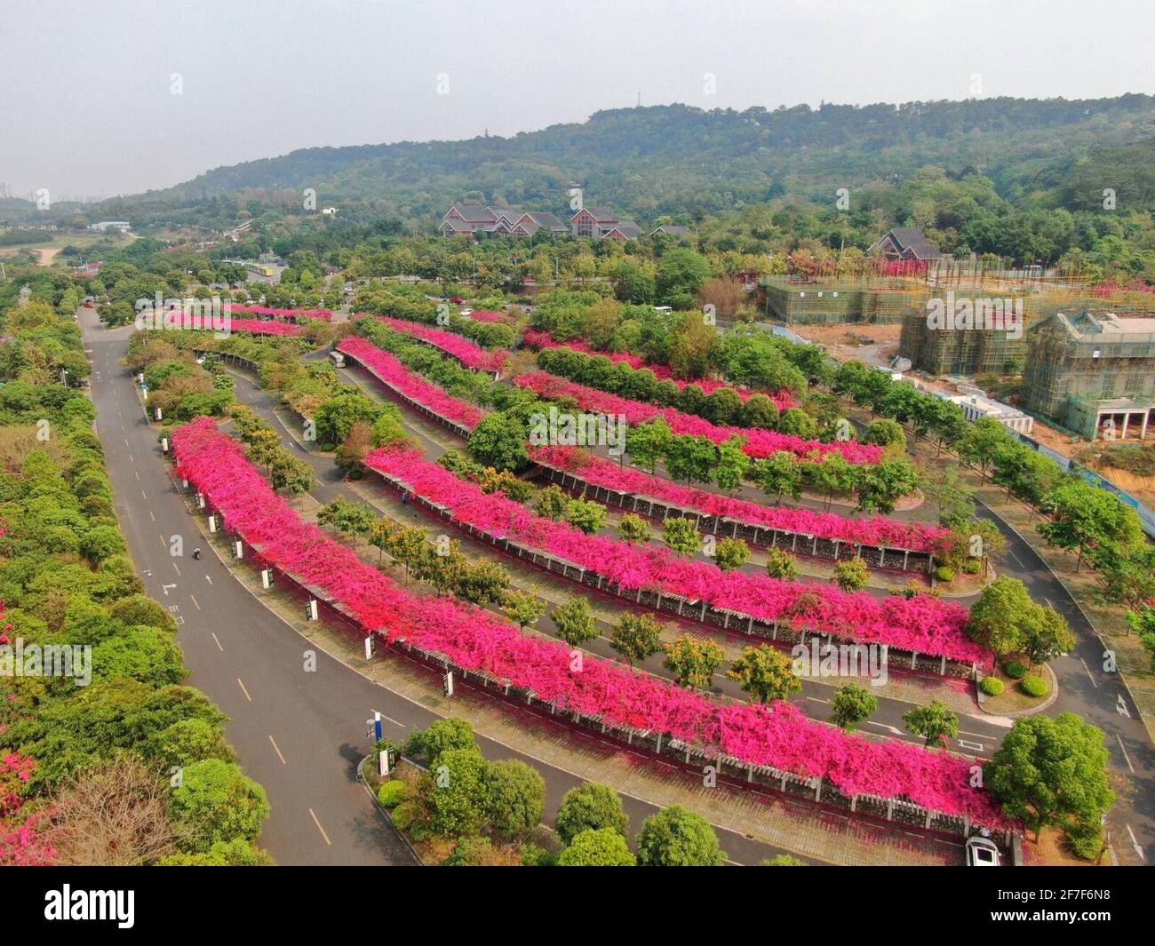 Nanning, Nanning, China. 7th Apr, 2021. The ecological parking lot ...