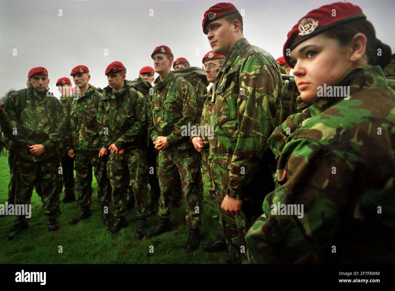 3rd Regiment Rmp MEMBERS OF THE 3RD REG ROYAL MILITARY POLICE WHO ARE BEING BRIEFED ON ...