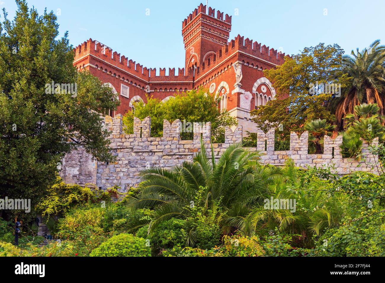 Genoa Castle Dalbertis castle hi-res stock photography and images - Alamy